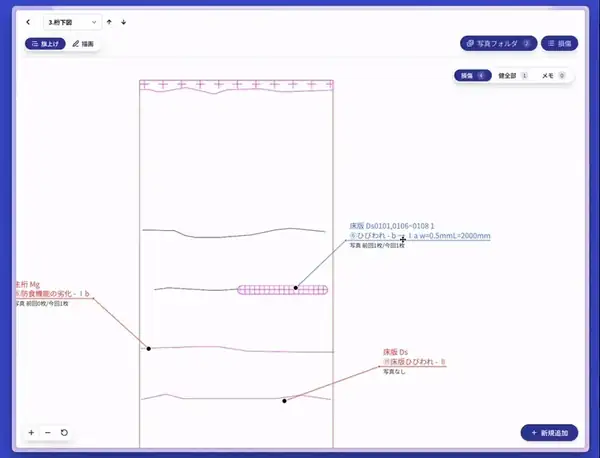 TRASSのプロダクト画面